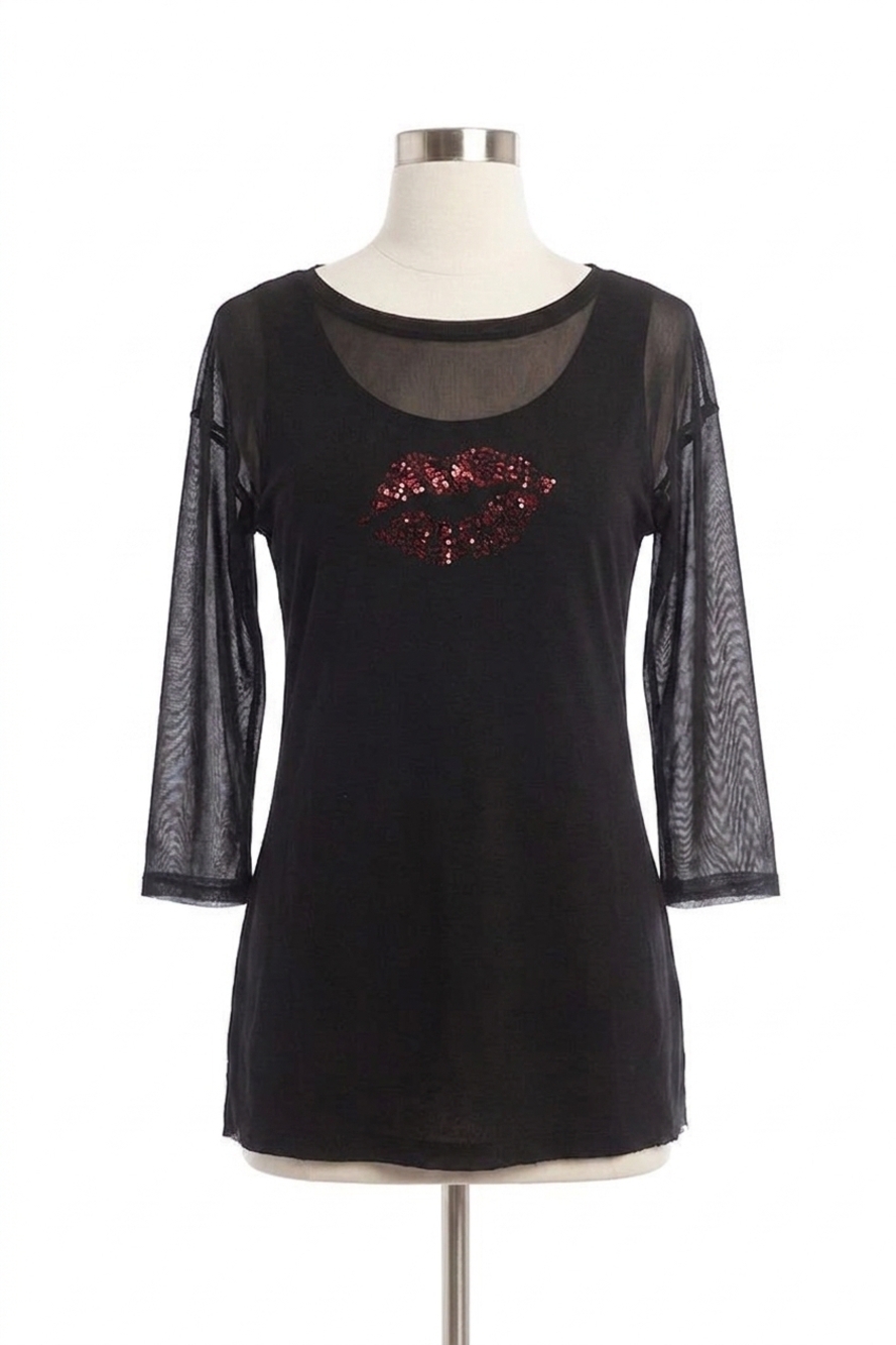 NEW FRENCH KYSS alexis 2-piece set in black